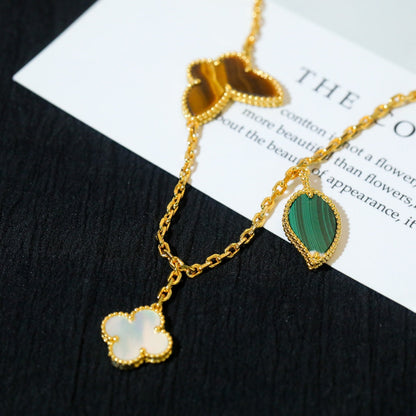 [Resenly Jewelry]LUCKY SPRING 5 MOTIF GOLD BRACELET