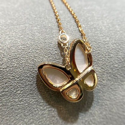 [Resenly Jewelry]BUTTERFLY MOP DIAMOND NECKLACE