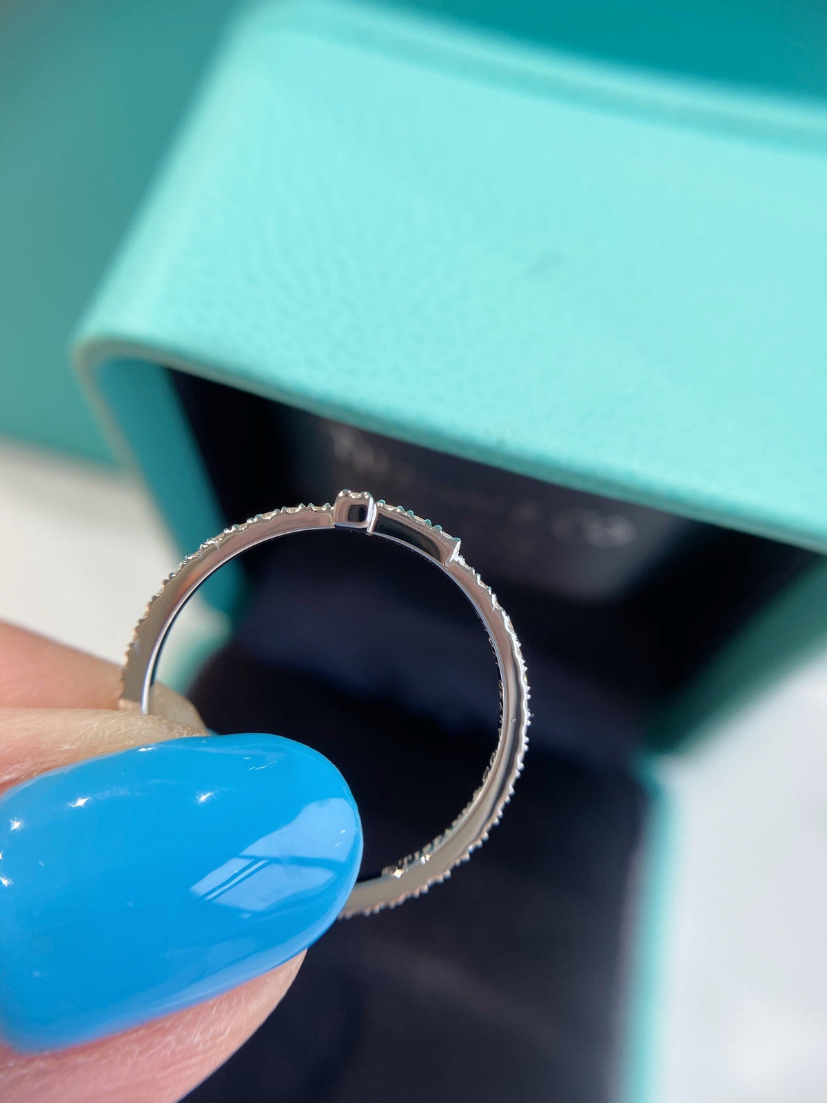 [Resenly Jewelry]T SMALL RING DIAMOND SILVER
