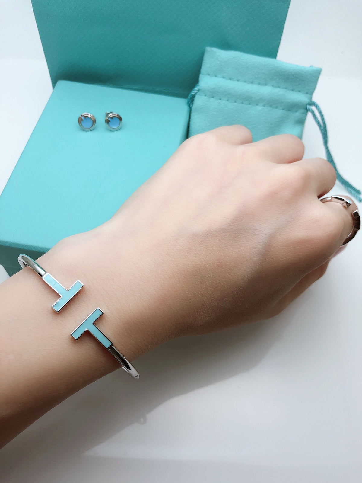 [Resenly Jewelry]T SMALL TURQUOISE SILVER RING