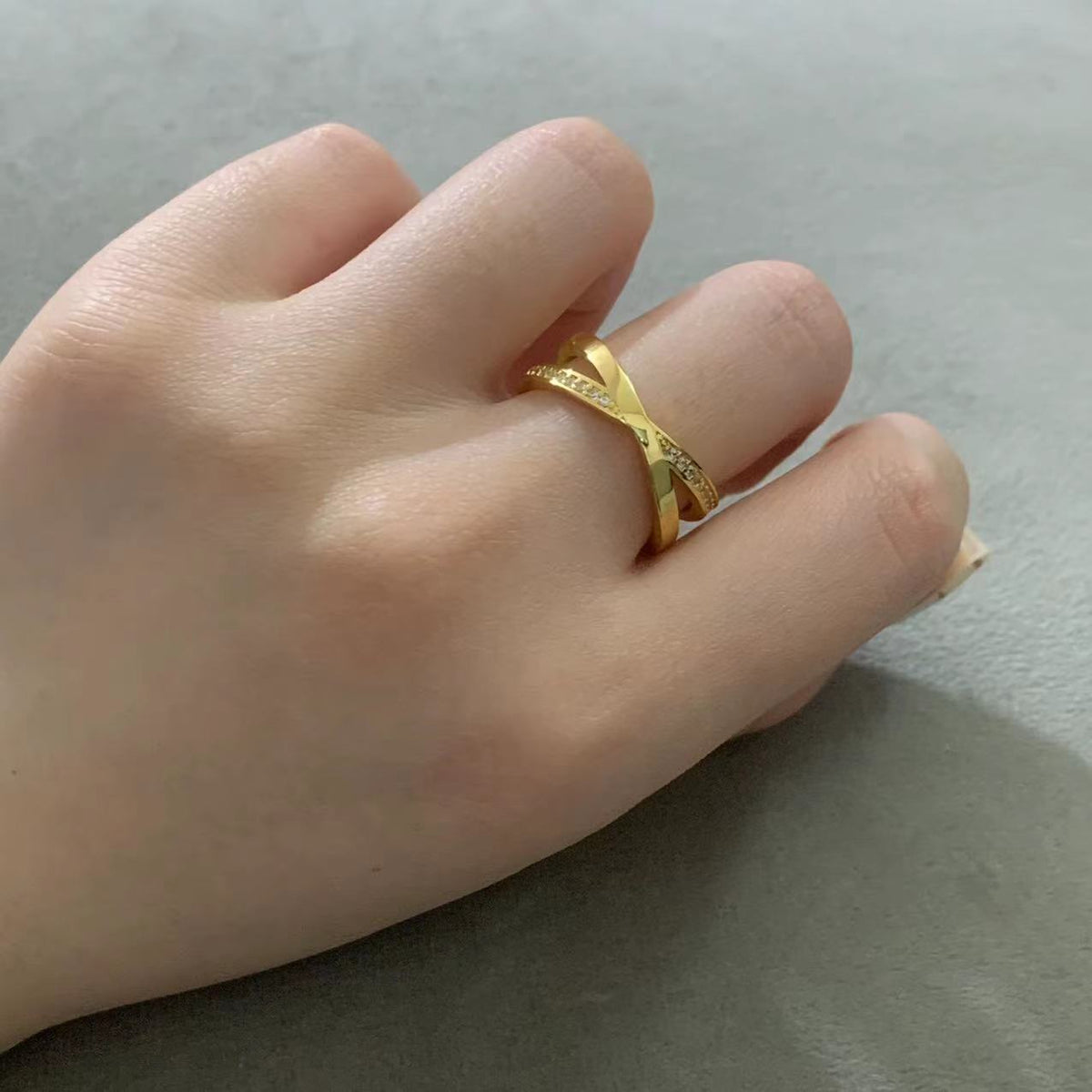 [Resenly Jewelry]ATLAS X DIAMOND RING