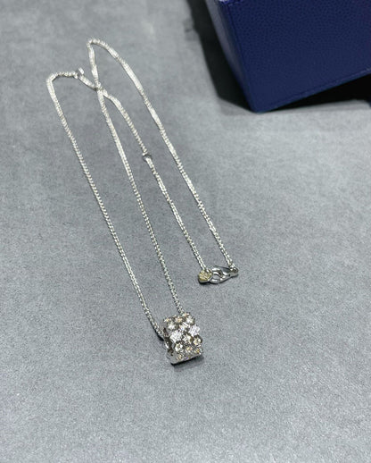 [Resenly Jewelry]BEE LOVE DIAMOND PAVED 3 ROW NECKLACE