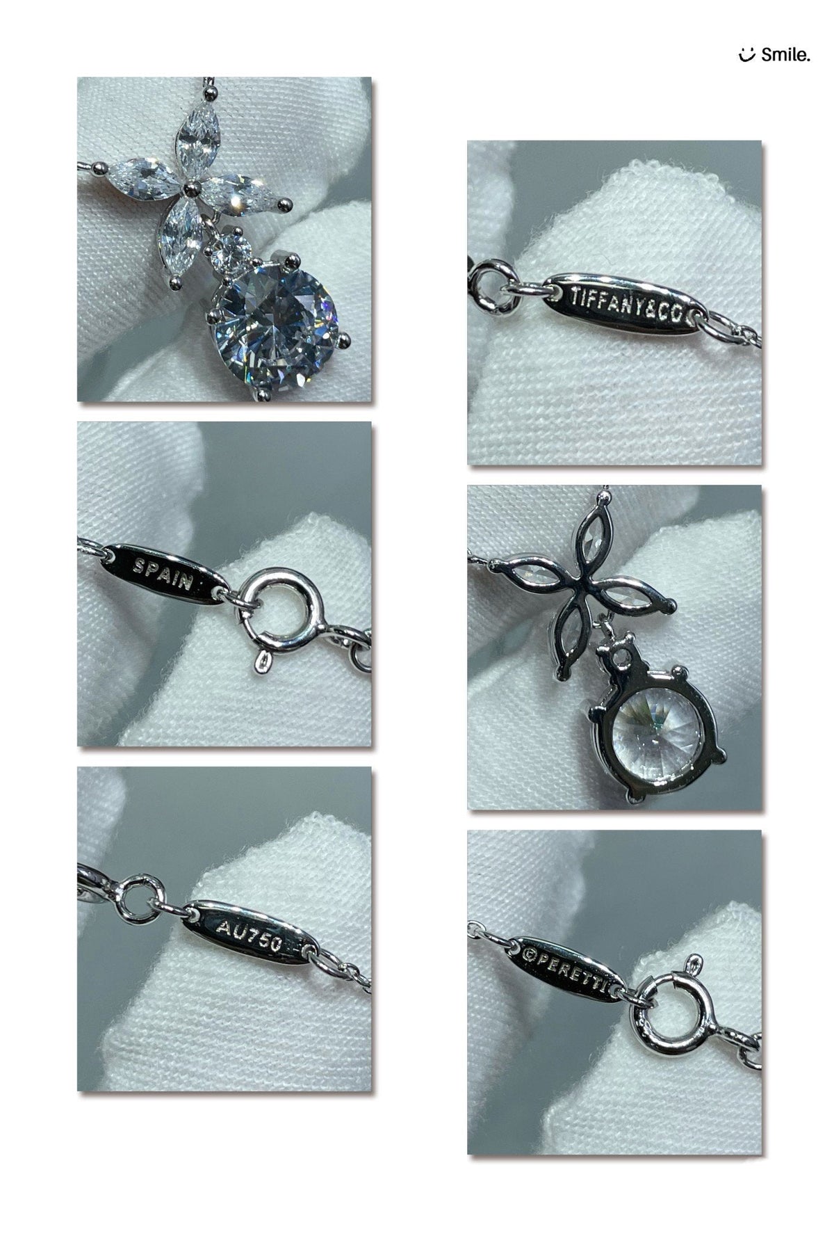 [Resenly Jewelry]VICTORIA PENDANT SILVER DIAMOND NECKLACE