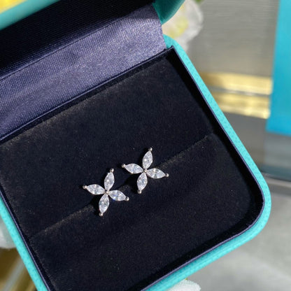 [Resenly Jewelry]VICTORIA SILVER DIAMOND STUD MINI EARRINGS