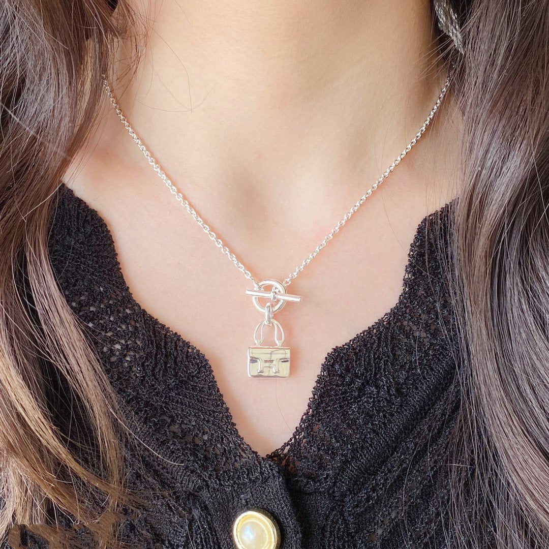[Resenly Jewelry]CONSTANCE PEDANT SILVER NECKLACE