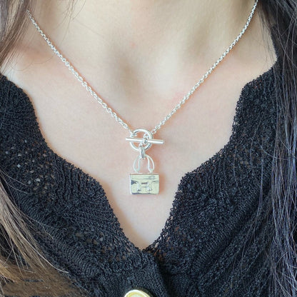 [Resenly Jewelry]CONSTANCE PEDANT SILVER NECKLACE
