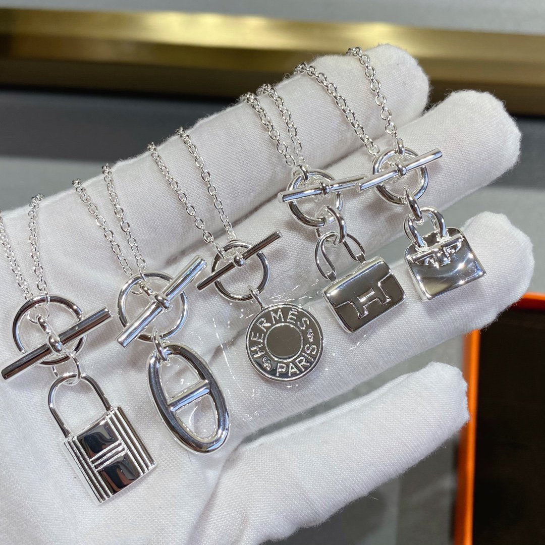 [Resenly Jewelry]CONSTANCE PEDANT SILVER NECKLACE