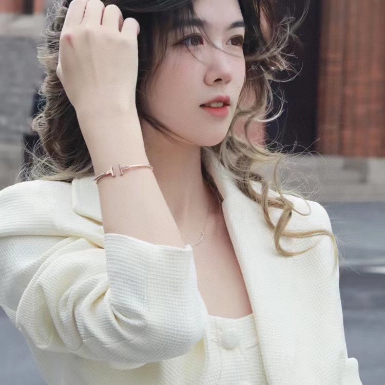 [Resenly Jewelry]T PINK GOLD PINK DIAMOND BRACELET