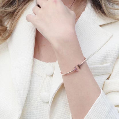 [Resenly Jewelry]T PINK GOLD PINK DIAMOND BRACELET
