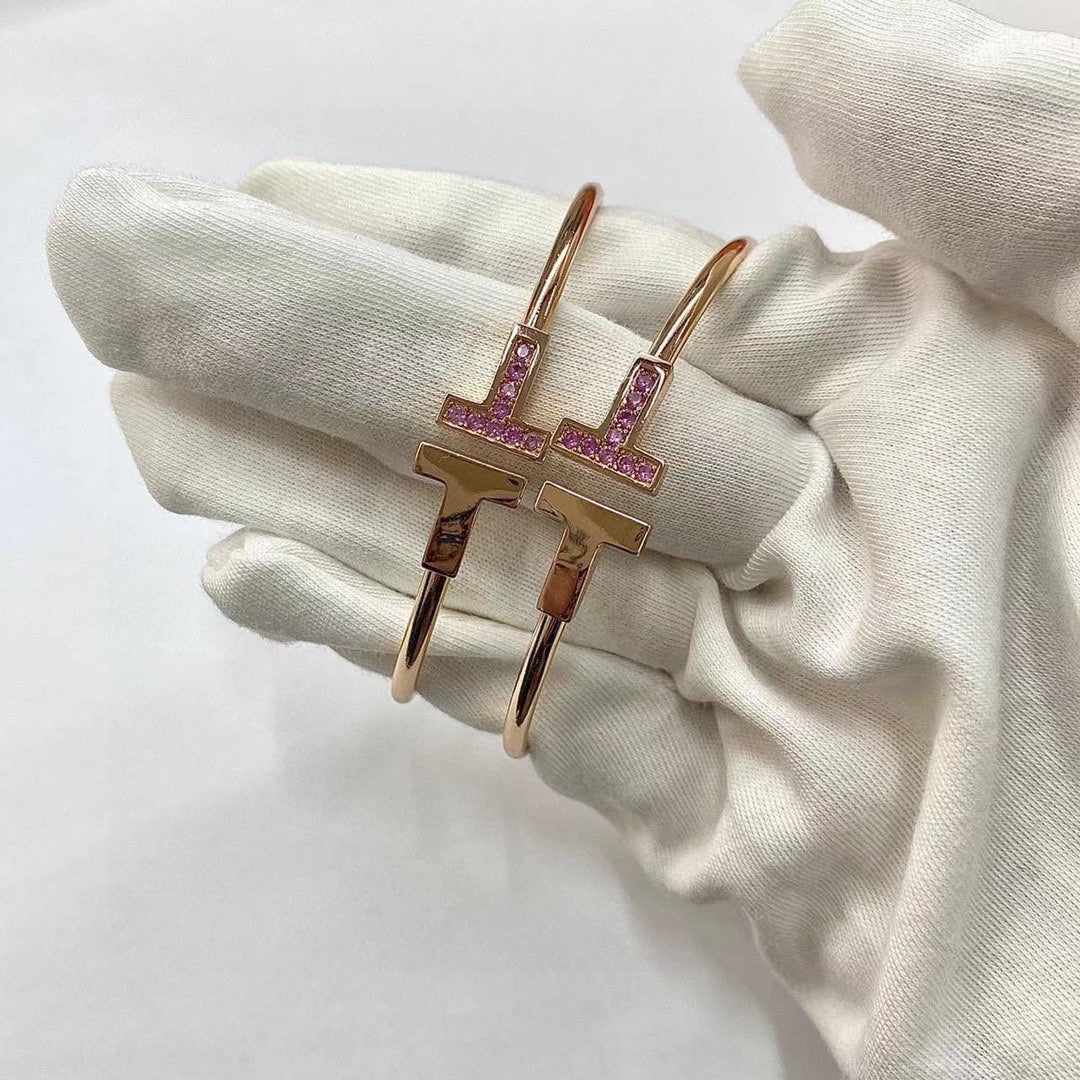 [Resenly Jewelry]T PINK GOLD PINK DIAMOND BRACELET