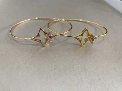 [Resenly Jewelry]Pink Diamond Bracelet