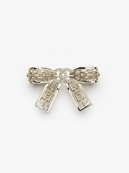 [Resenly Jewelry]25K Hollow Bow Brooch