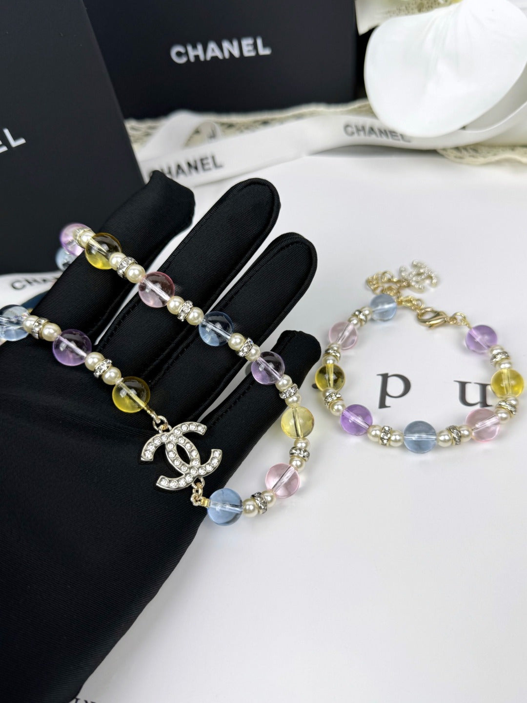 [Resenly Jewelry]26C New Spring Collection Colorful Transparent Resin Necklace