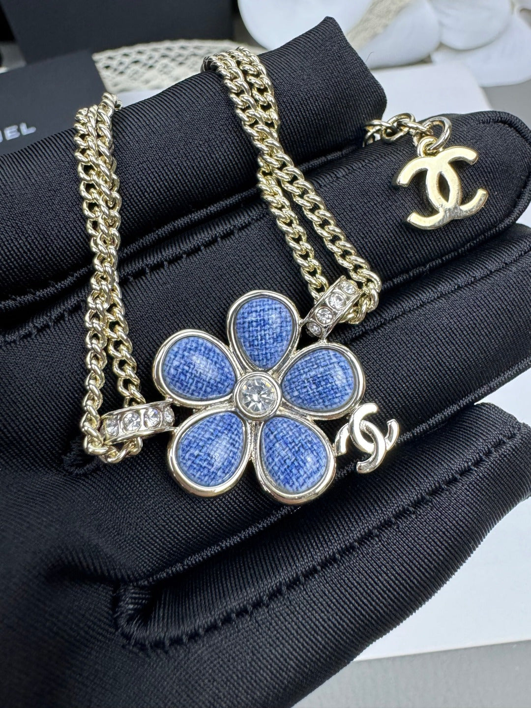 [Resenly Jewelry]VOLTE New Blue Floral Double-Layer Bracelet