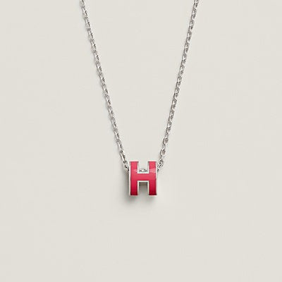 [Resenly Jewelry]H NECKLACE PINK