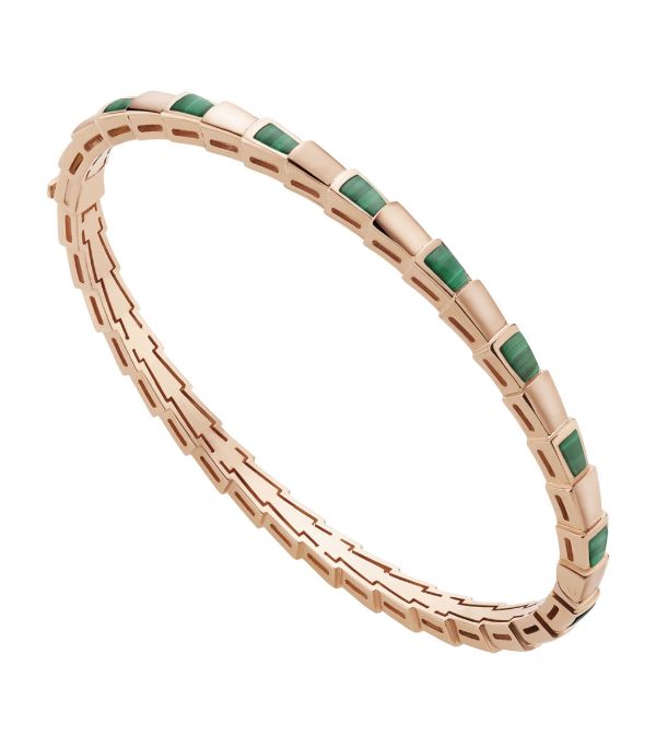 [Resenly Jewelry]SERPENTI BRACELET PINK GOLD MALACHITE