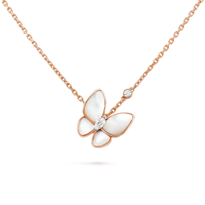 [Resenly Jewelry]BUTTERFLY MOP DIAMOND NECKLACE