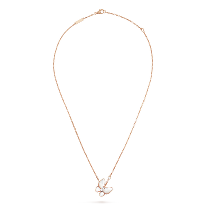 [Resenly Jewelry]BUTTERFLY MOP DIAMOND NECKLACE
