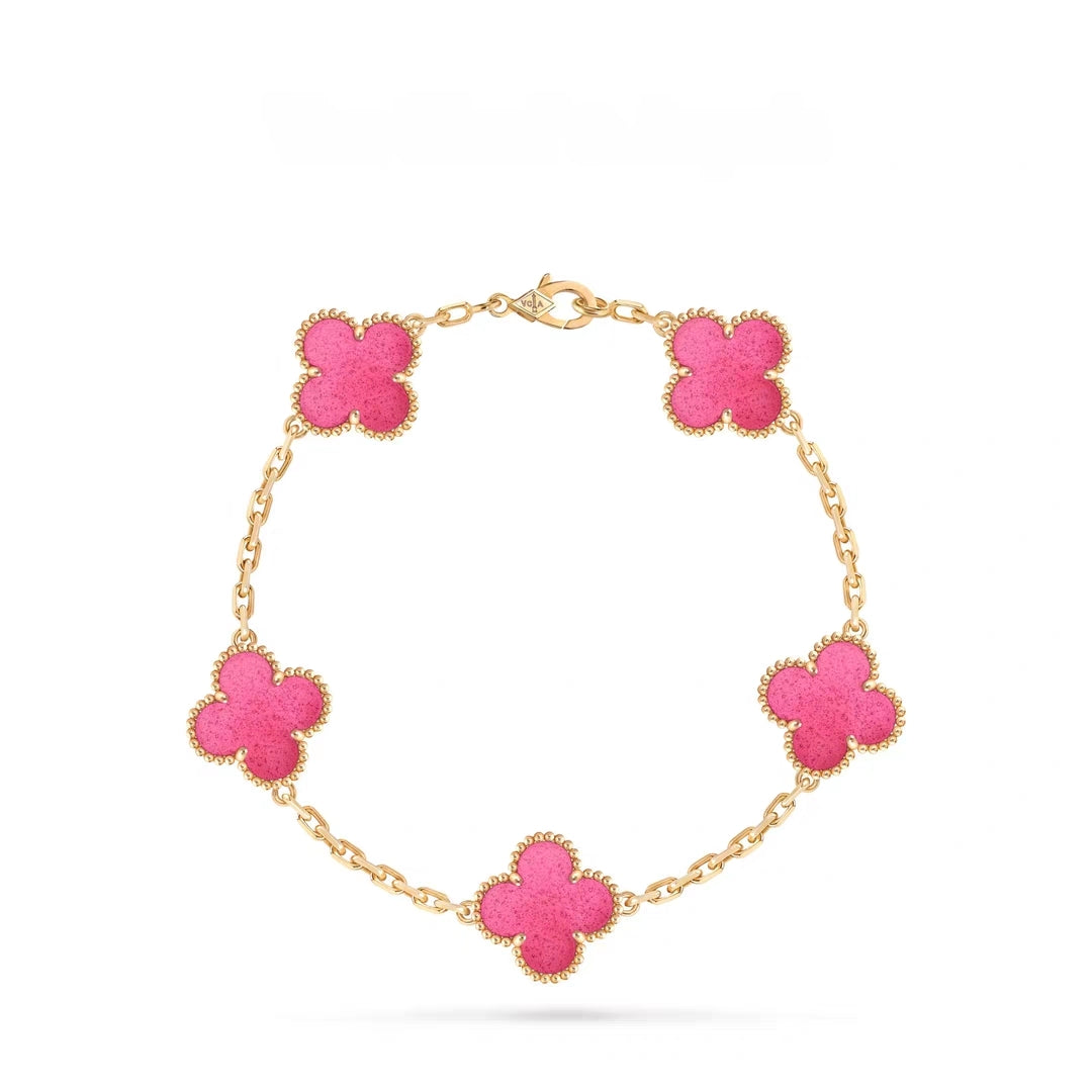 [Resenly Jewelry] 26 NEW PINK BUBBLE ENAMEL SET