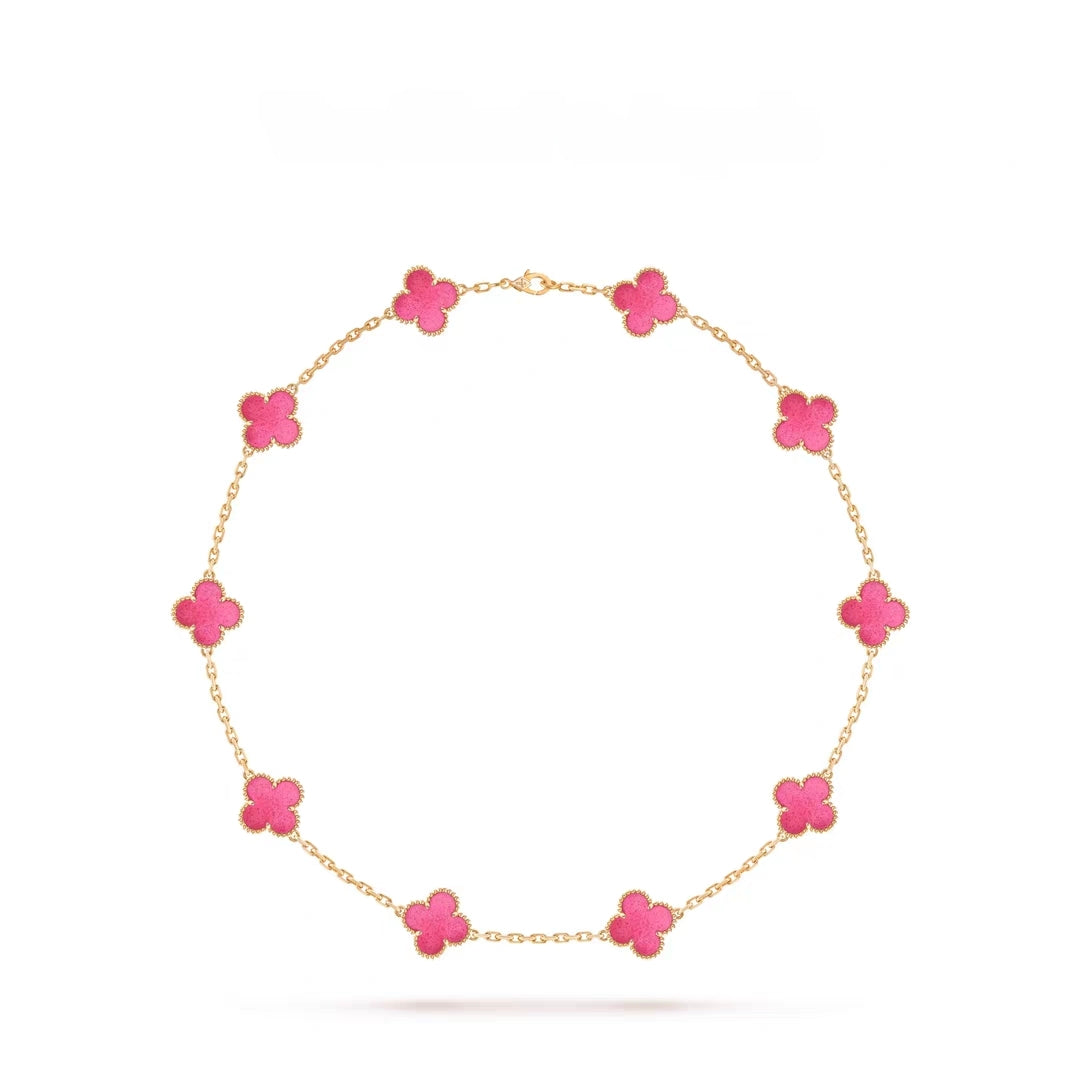 [Resenly Jewelry] 26 NEW PINK BUBBLE ENAMEL SET