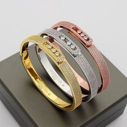 [Resenly Jewelry]Move Noa Full Pavé Diamond Bangle Bracelet