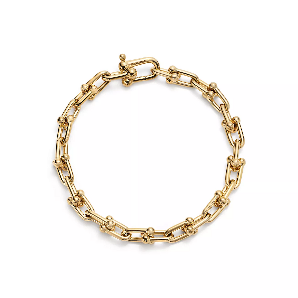 [Resenly Jewelry]HARDWEAR SMALL LINK 26 MOTIF GOLD BRACELET
