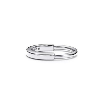 [Resenly Jewelry]LOCK RING SILVER