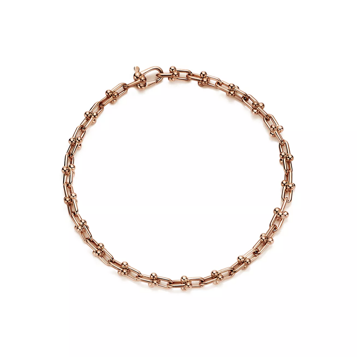 [Resenly Jewelry]HARDWEAR MICRO LINK 44 MOTIF PINK GOLD BRACELET