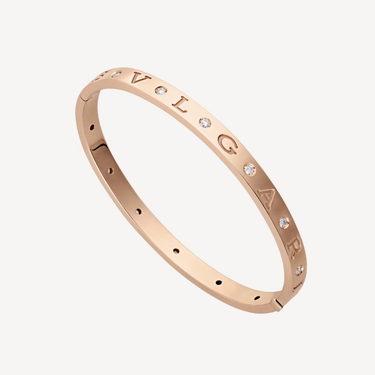 [Resenly Jewelry]ZERO 1 PINK GOLD 12 DIAMONDS BRACELET