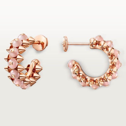 [Resenly Jewelry]CLASH 7.9MM AGATE CHALCEDONY EARRINGS