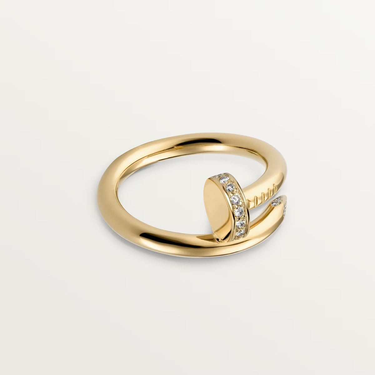 [Resenly Jewelry]JUSTE RING 2.6MM HALF DIAMOND