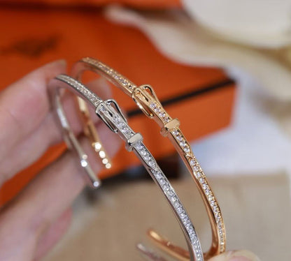 [Resenly Jewelry]DIAMOND-ENCRUSTED BRACELET THREE COLORS