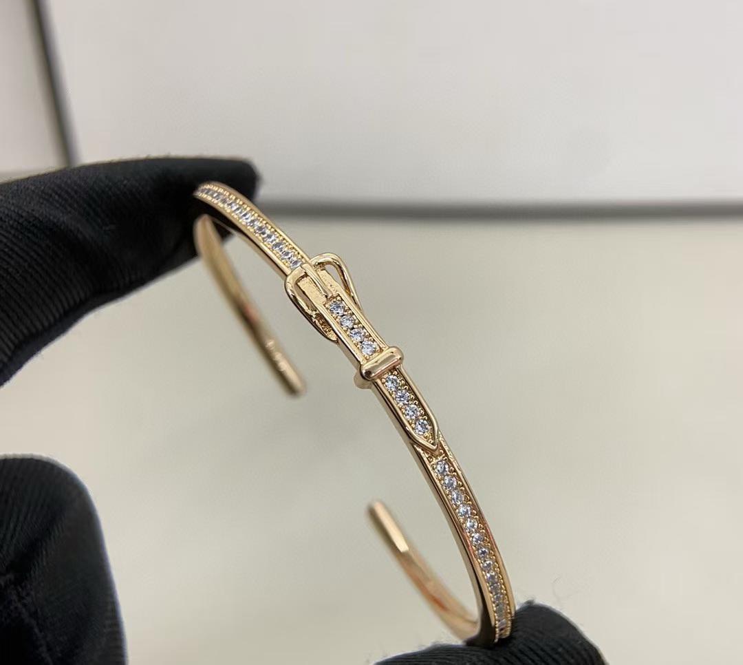 [Resenly Jewelry]DIAMOND-ENCRUSTED BRACELET THREE COLORS