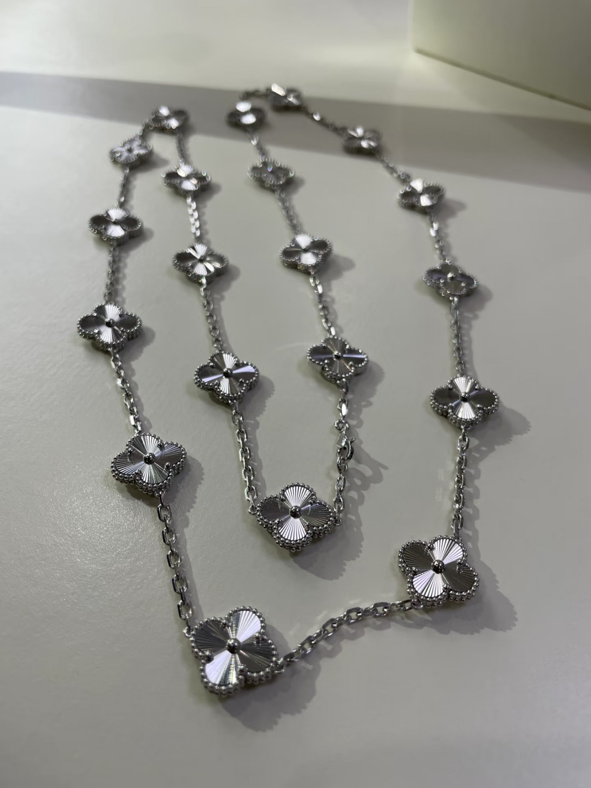 [Resenly Jewelry]CLOVER 20 MOTIFS SILVER LASER