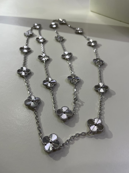 [Resenly Jewelry]CLOVER 20 MOTIFS SILVER LASER