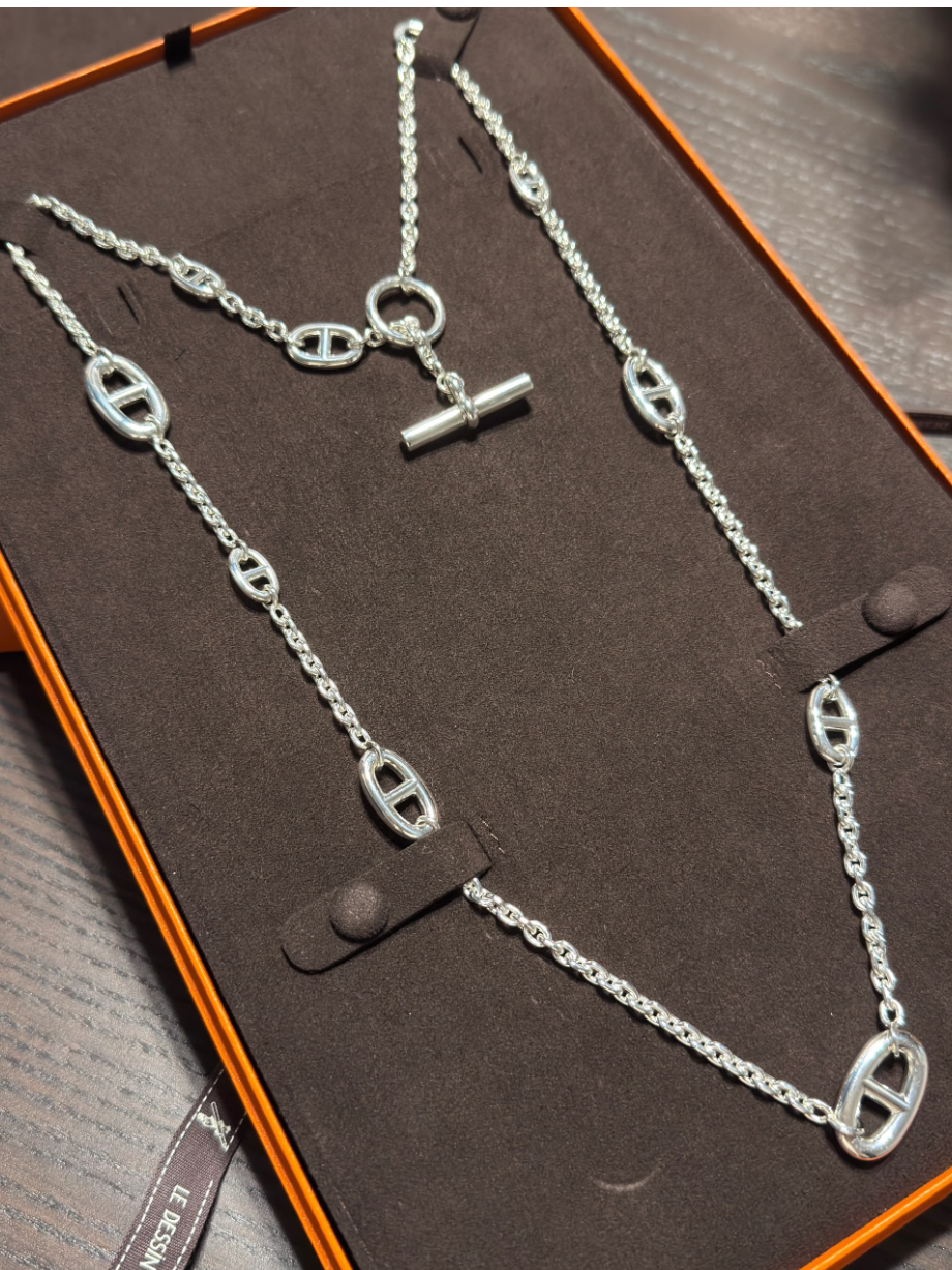 [Resenly Jewelry]Classic Silver Sweater Chain
