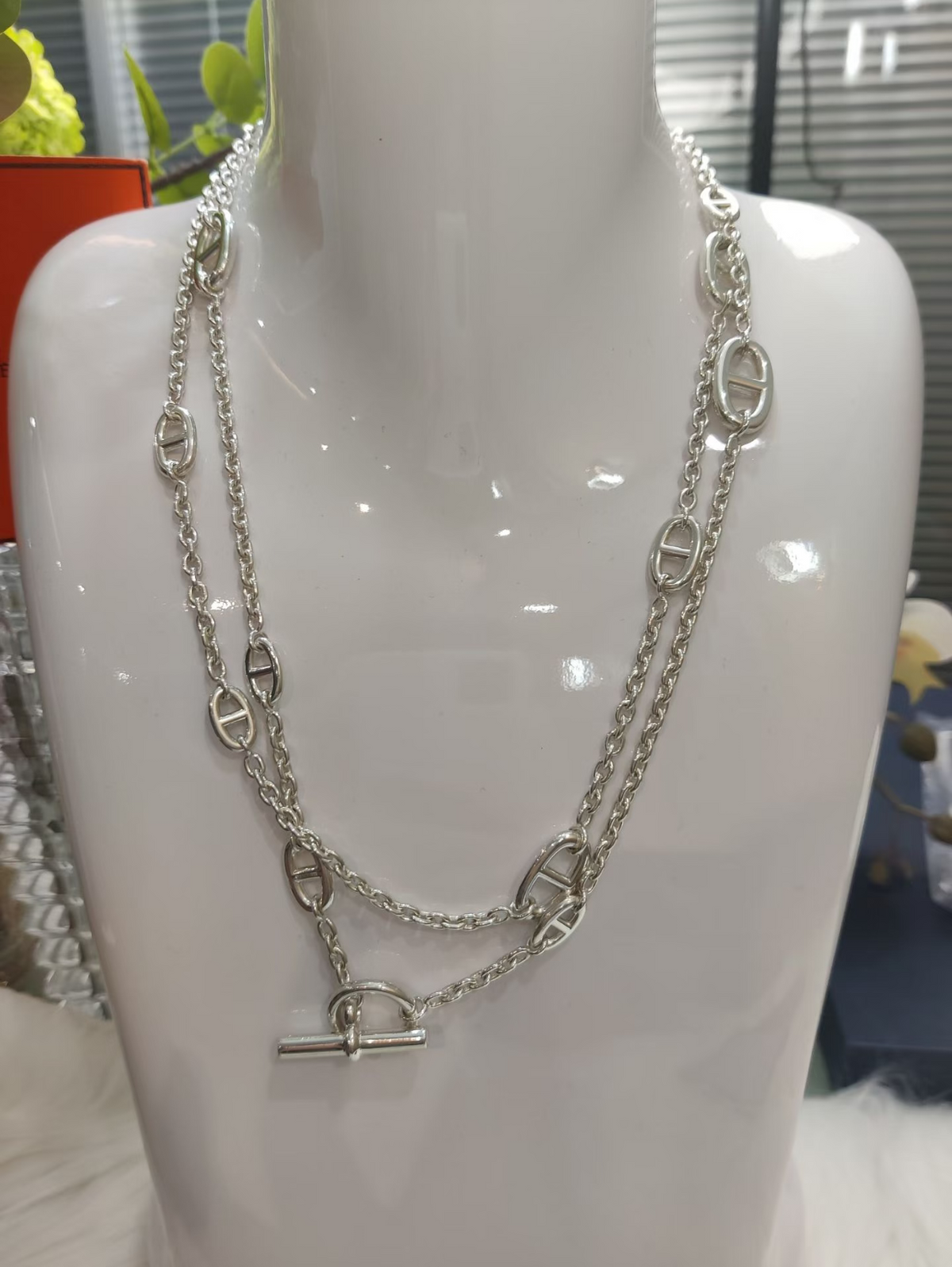 [Resenly Jewelry]Classic Silver Sweater Chain