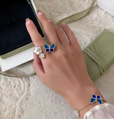 [Resenly Jewelry]2026 NEW TWIN BUTTERFLY LUCKY RING