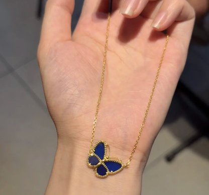[Resenly Jewelry]2026 NEW BUTTERFLY BLUE   NECKLACE