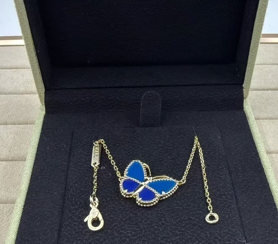 [Resenly Jewelry]2026 NEW BUTTERFLY BLUE   NECKLACE