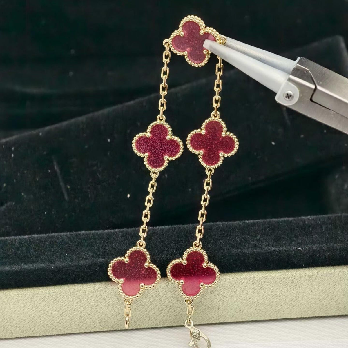[Resenly Jewelry] 26 NEW PINK BUBBLE ENAMEL SET