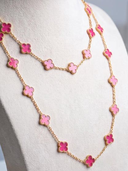 [Resenly Jewelry] 26 NEW PINK BUBBLE ENAMEL SET