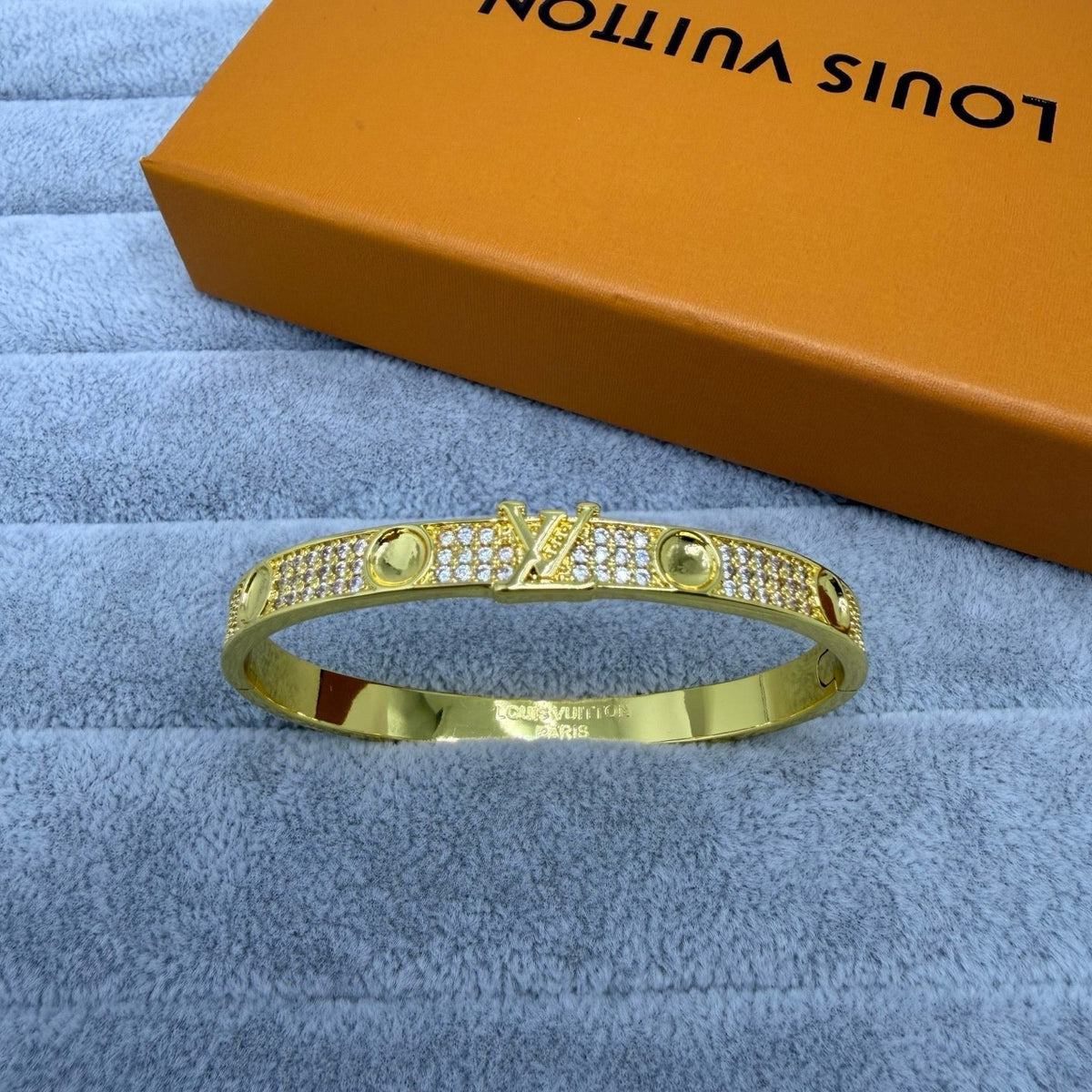 [Resenly Jewelry]PAVE DIAMOND BANGLE