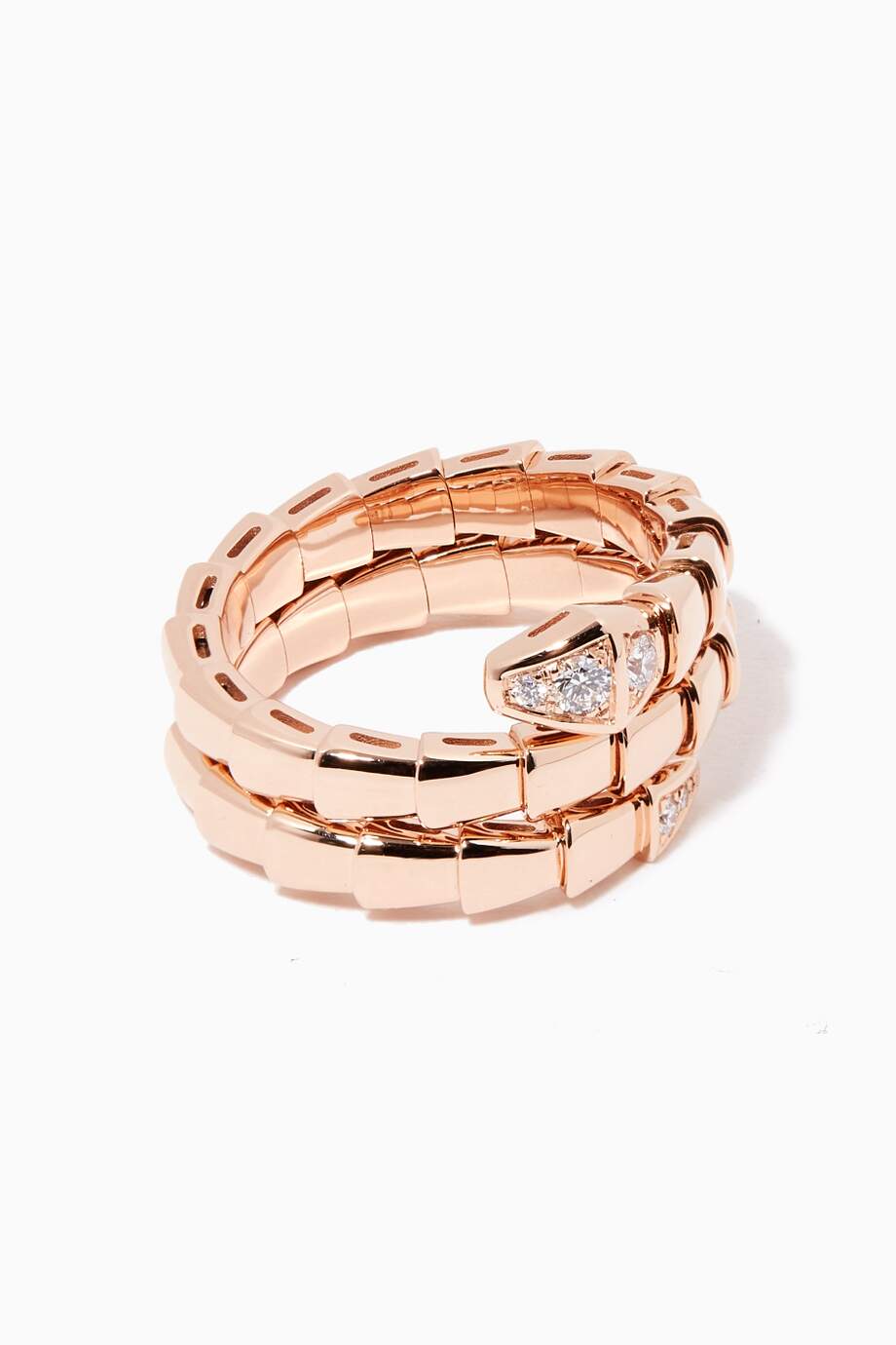 [Resenly Jewelry]SERPENTS DOUBLE ROW DIAMOND RING