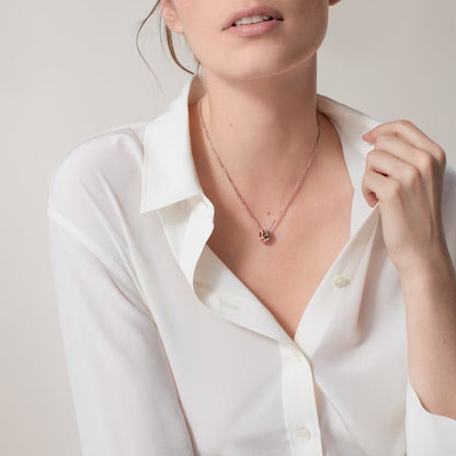 [Resenly Jewelry]LOVE 6 DIAMOND PENDANT NECKLACE