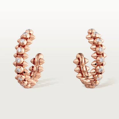 [Resenly Jewelry]CLASH FULL DIAMOND MEDIUM EARRINGS