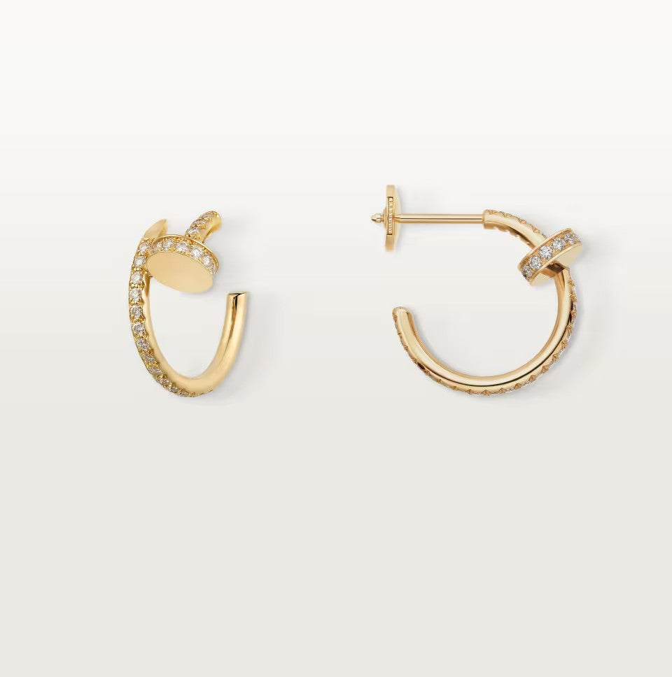 [Resenly Jewelry]JUSTE FULL DIAMOND SMALL EARRINGS