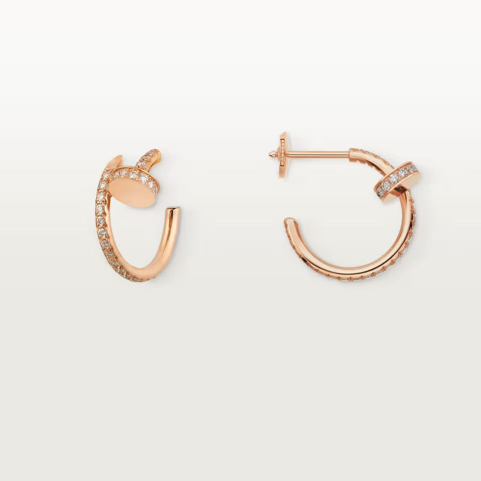 [Resenly Jewelry]JUSTE FULL DIAMOND SMALL EARRINGS