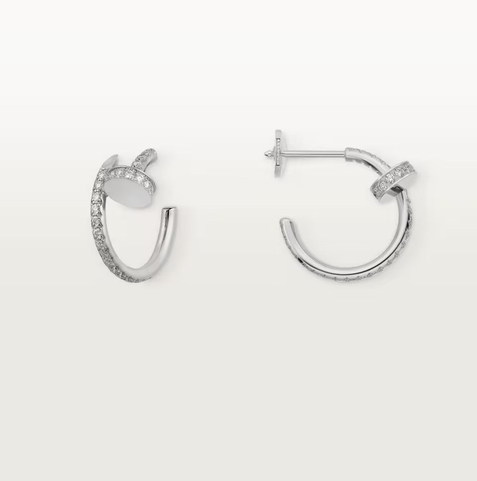 [Resenly Jewelry]JUSTE FULL DIAMOND SMALL EARRINGS