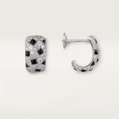 [Resenly Jewelry]PANTHERE MINI FULL DIAMOND EARRINGS